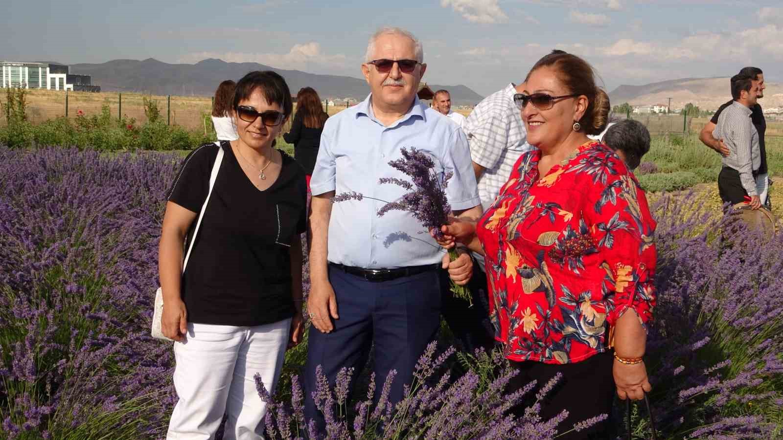 Van’da rengarenk tıbbi bitkilerin hasadı yapıldı
