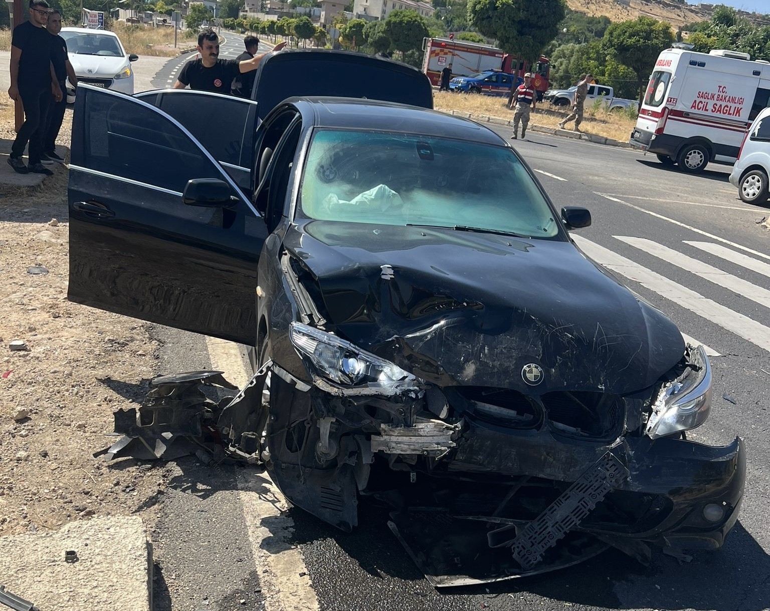 Mardin’de trafik kazası: 2 yaralı
