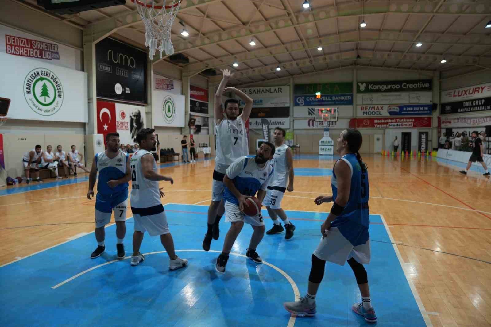 Denizli Şirketler Basketbol Ligi’nde büyük final heyecanı yaşandı
