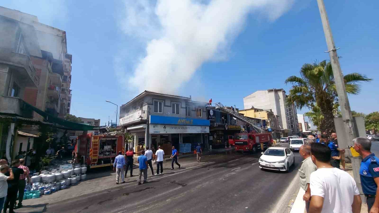 İncirliova’daki yangın korkuttu
