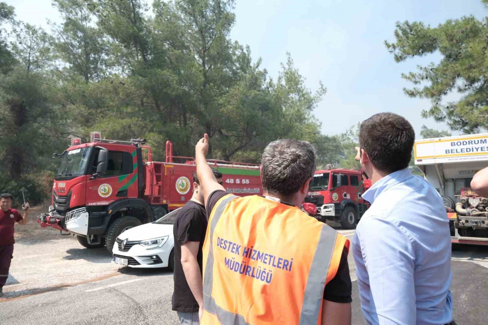 Zabıta ekiplerinden yangına yönelik önlem
