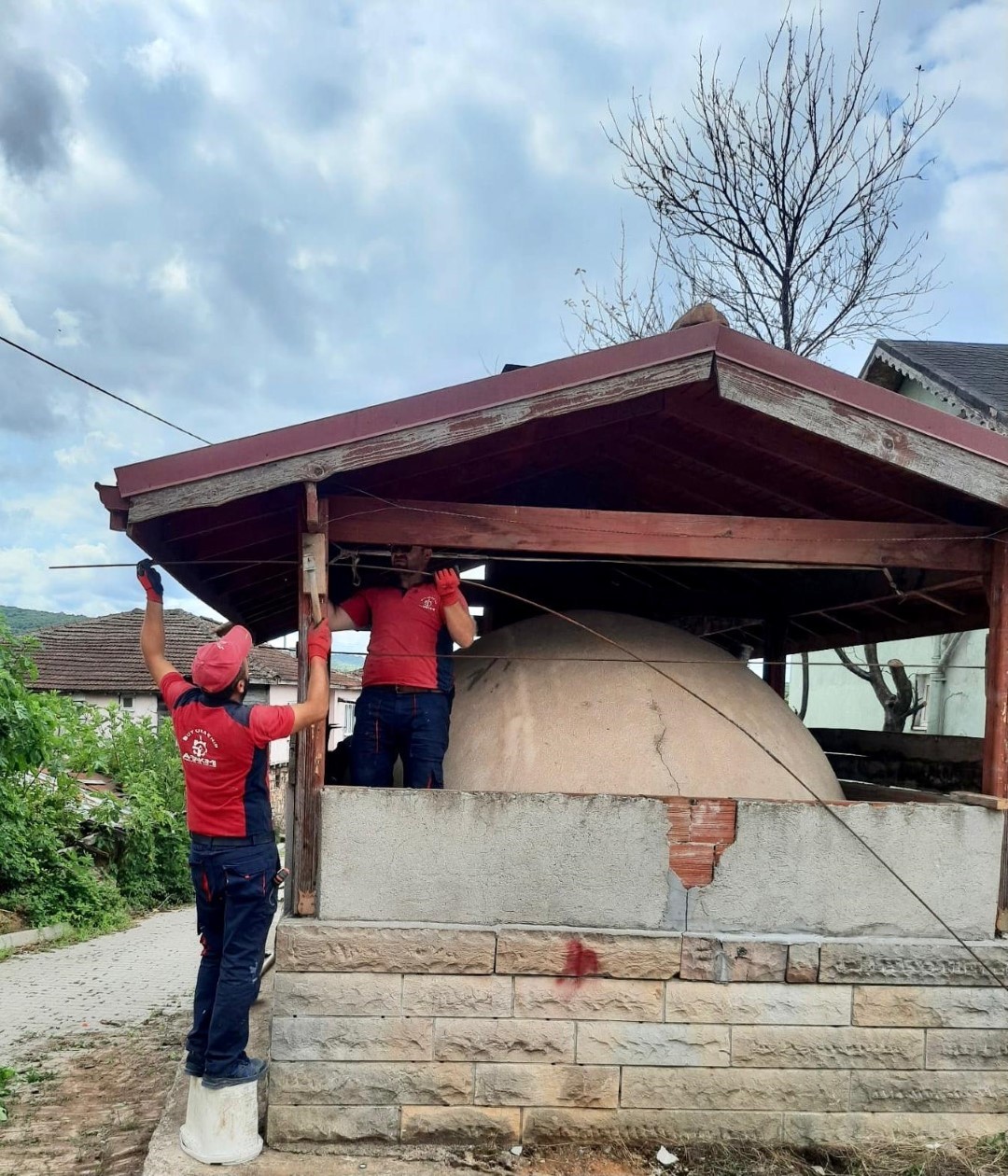 Köy fırınlarının bakımı yapılıyor
