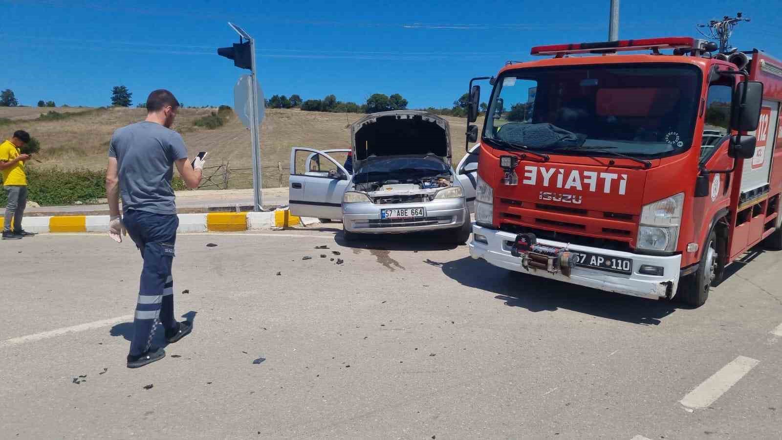 Sinop’ta trafik kazası: 8 yaralı
