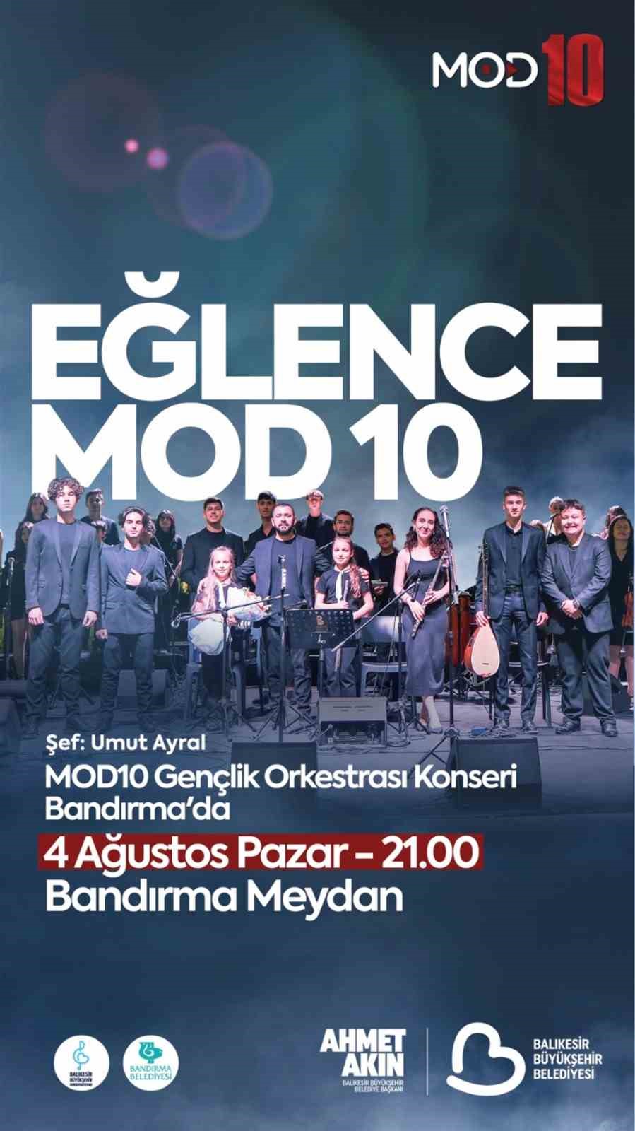 MOD10 gençlik konserleri başlıyor
