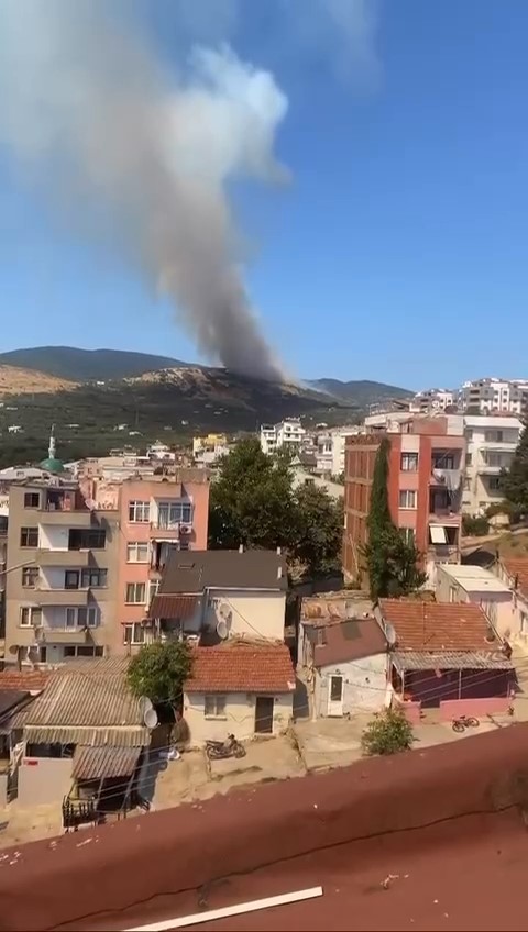 Erdek’te orman yangını, havadan ve karadan müdahale ediliyor
