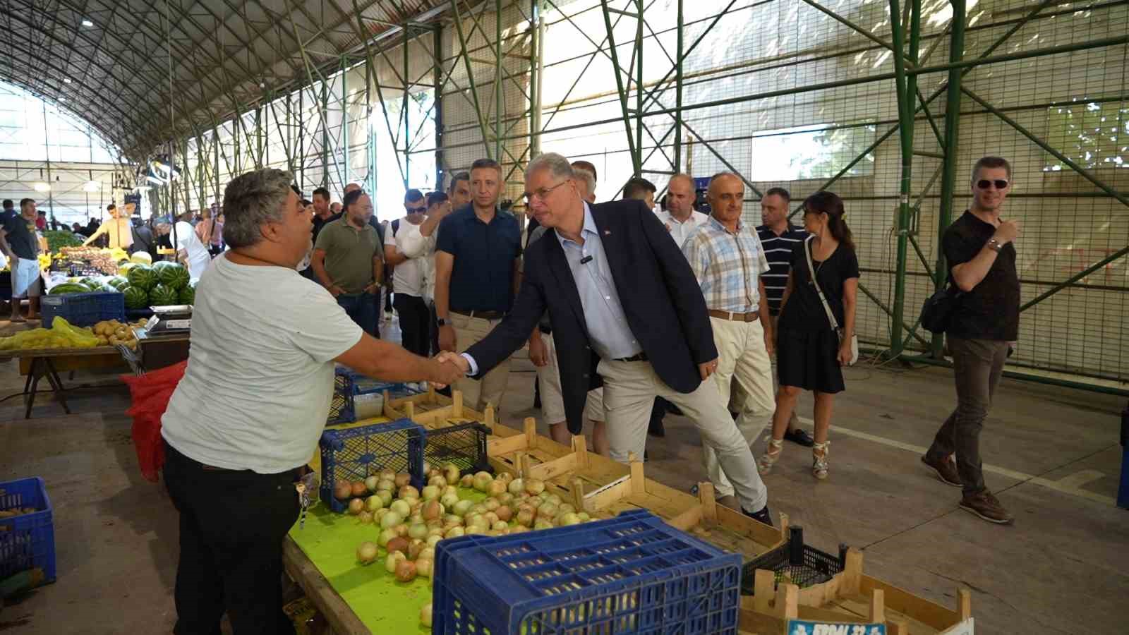 Mudanya kapalı pazar yeri açıldı
