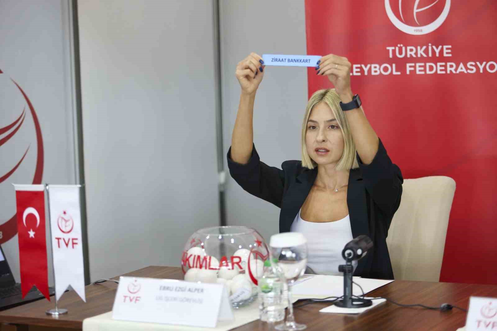 Erkekler Voleybol 1. Ligi’nde 2024-2025 voleybol sezonu fikstürü çekildi
