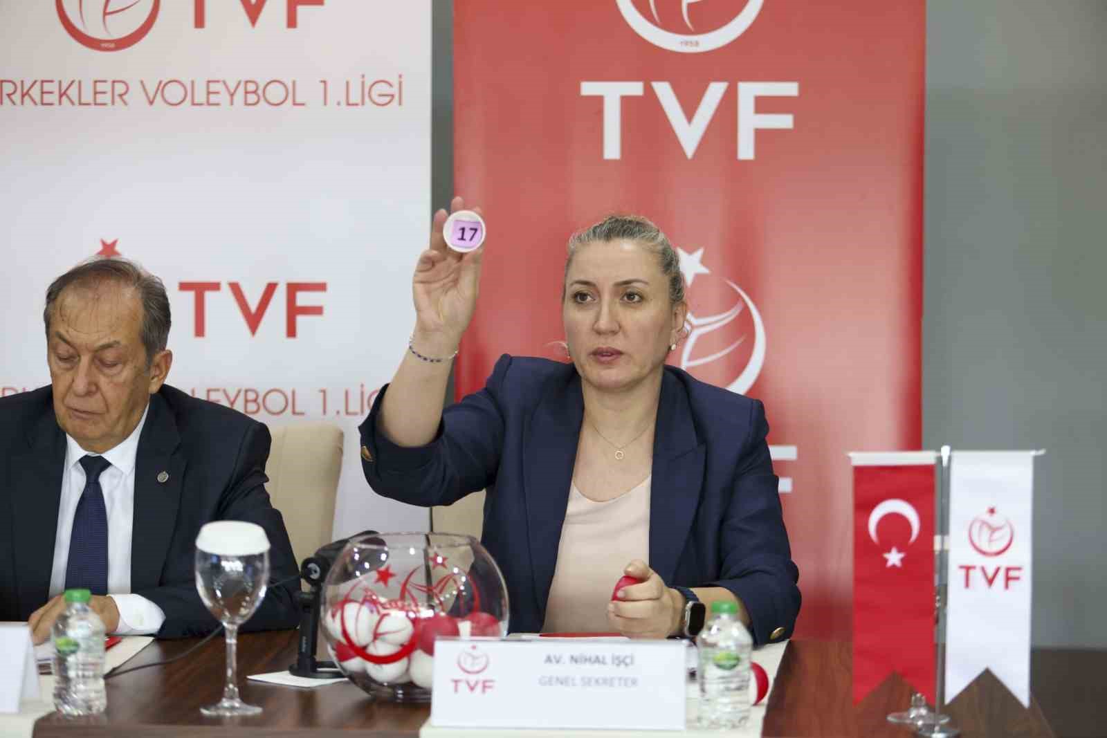 Erkekler Voleybol 1. Ligi’nde 2024-2025 voleybol sezonu fikstürü çekildi
