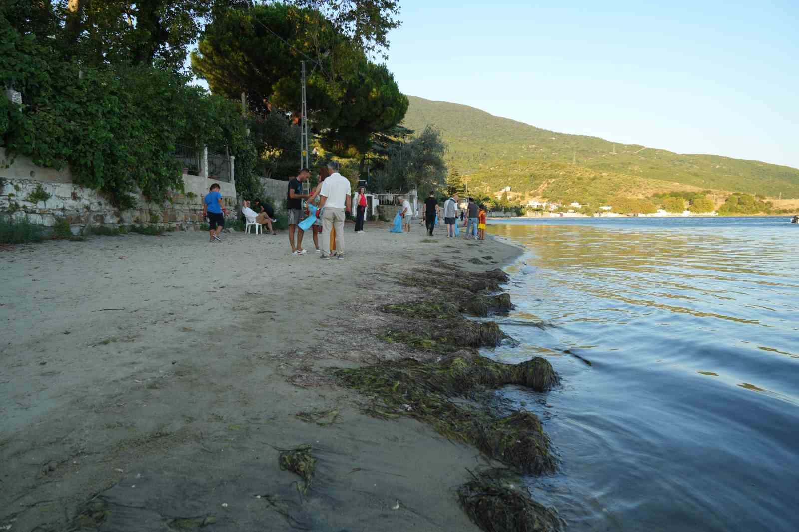 Deniz çayırlarının korunması için Erdek’te halk çalıştayı ve kıyı temizliği yapıldı
