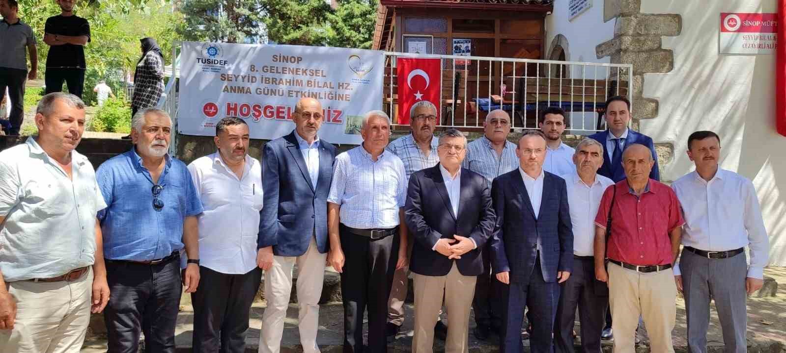 Sinop’ta Seyyid İbrahim Bilal Hazretleri anıldı
