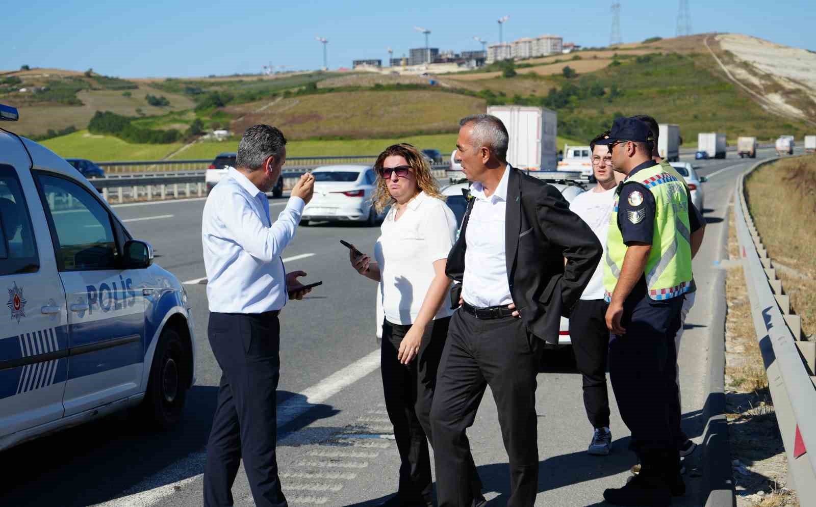 Kuzey Marmara Otoyolu’nda işçi servisi şarampole uçtu: 9 yaralı
