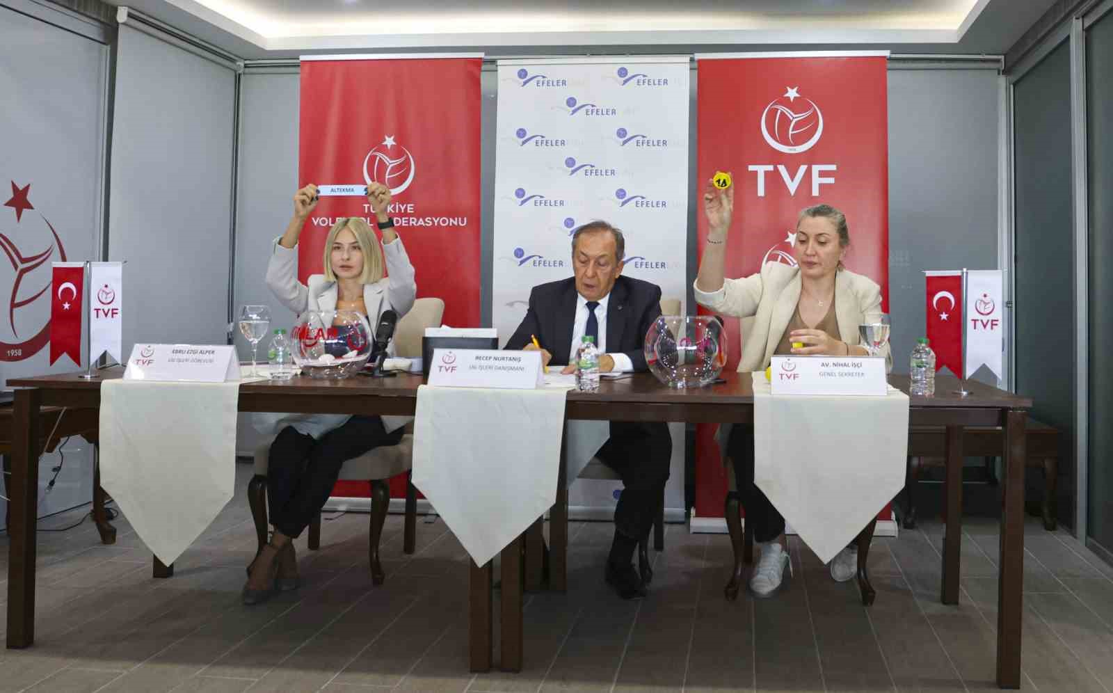 Efeler Ligi’nde 2024-2025 sezonu fikstürü çekildi
