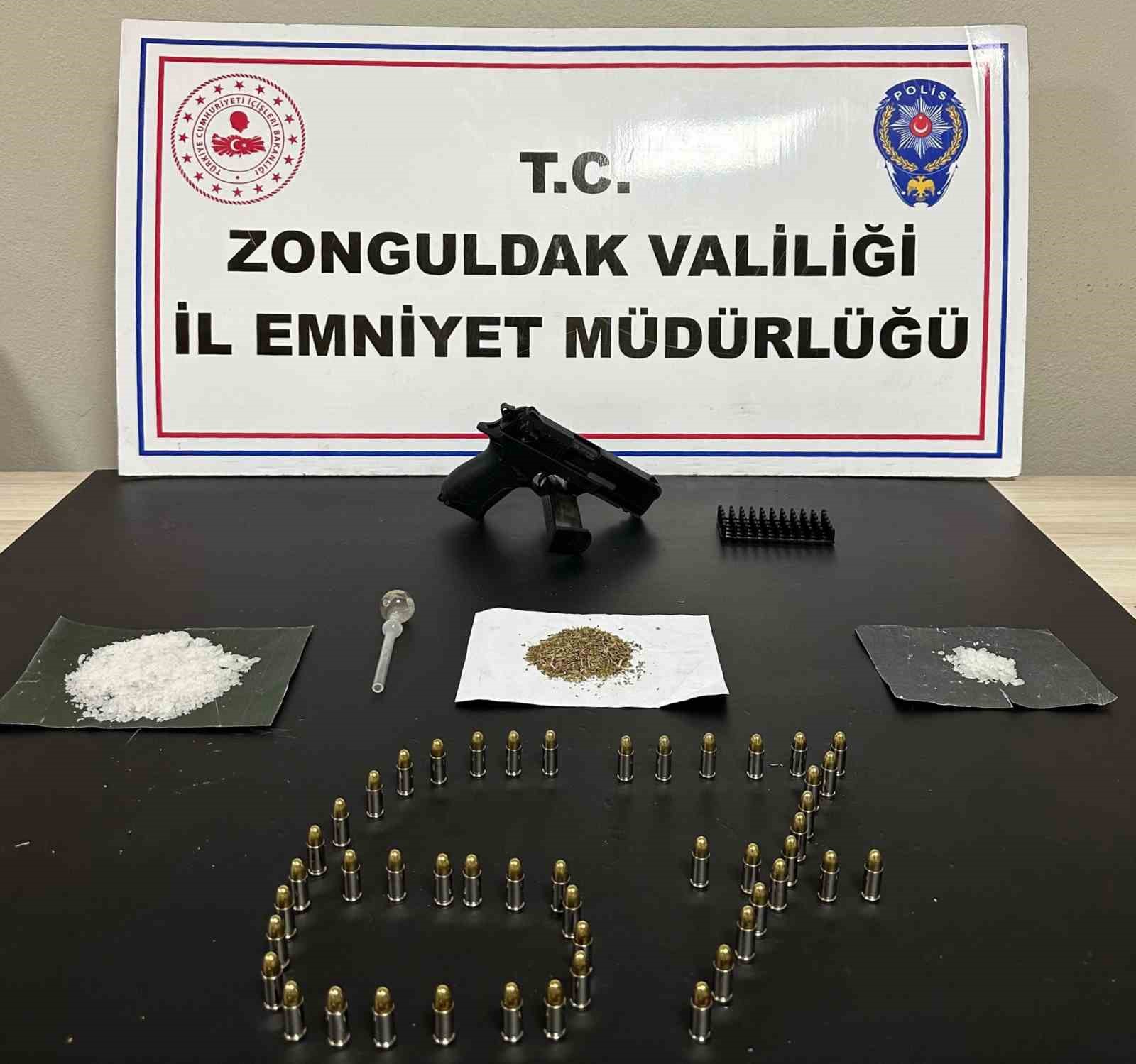 Zonguldak’ta uyuşturucu operasyonunda 2 şüpheli tutuklandı
