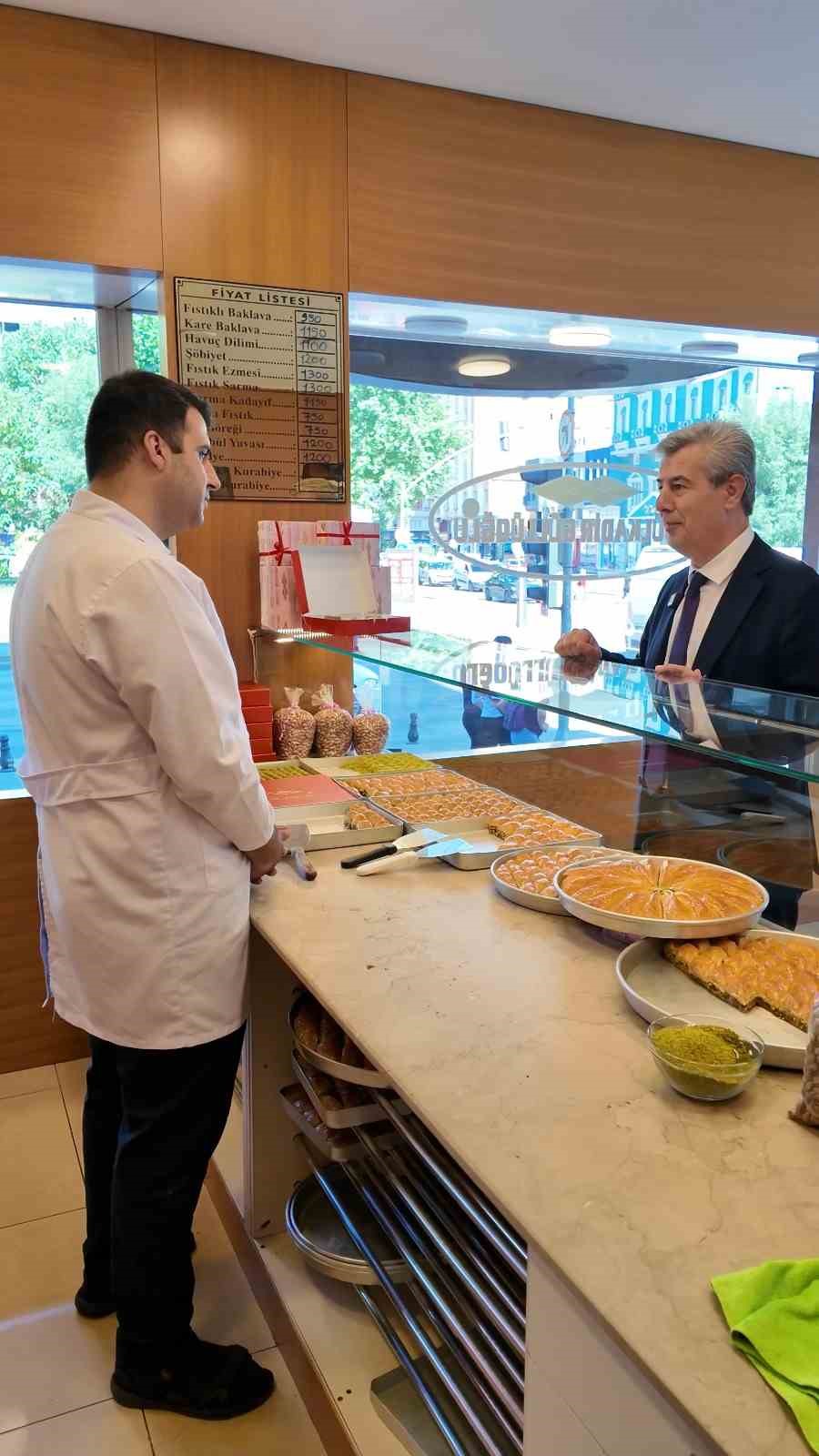 Şehitkamil’de baklava fiyatlarına sıkı denetim
