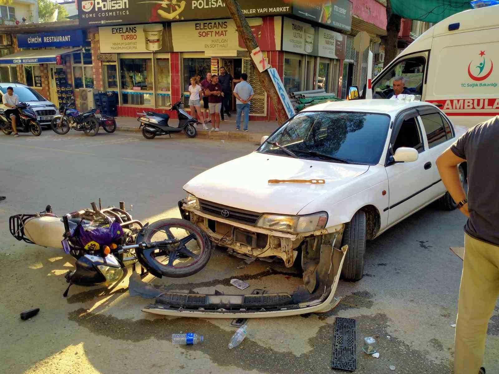 Buharkent’te trafik kazası: 2 yaralı
