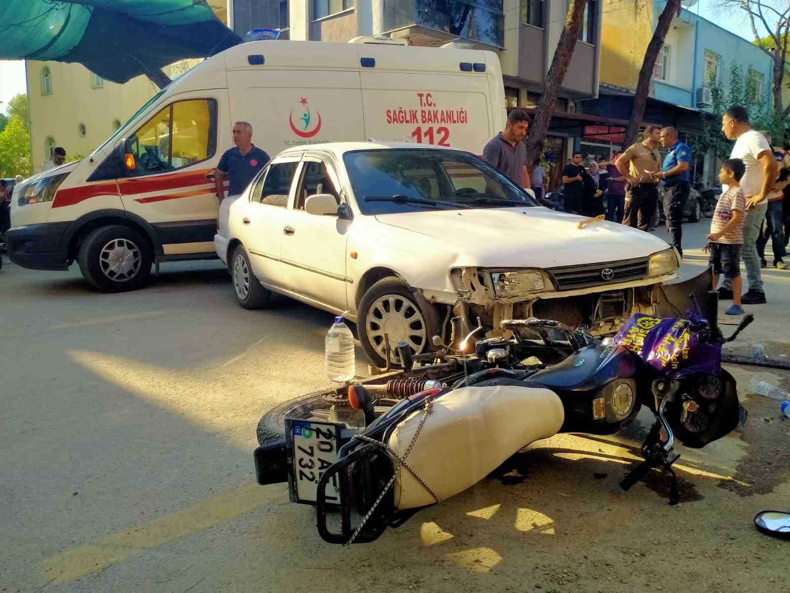 Buharkent’te trafik kazası: 2 yaralı
