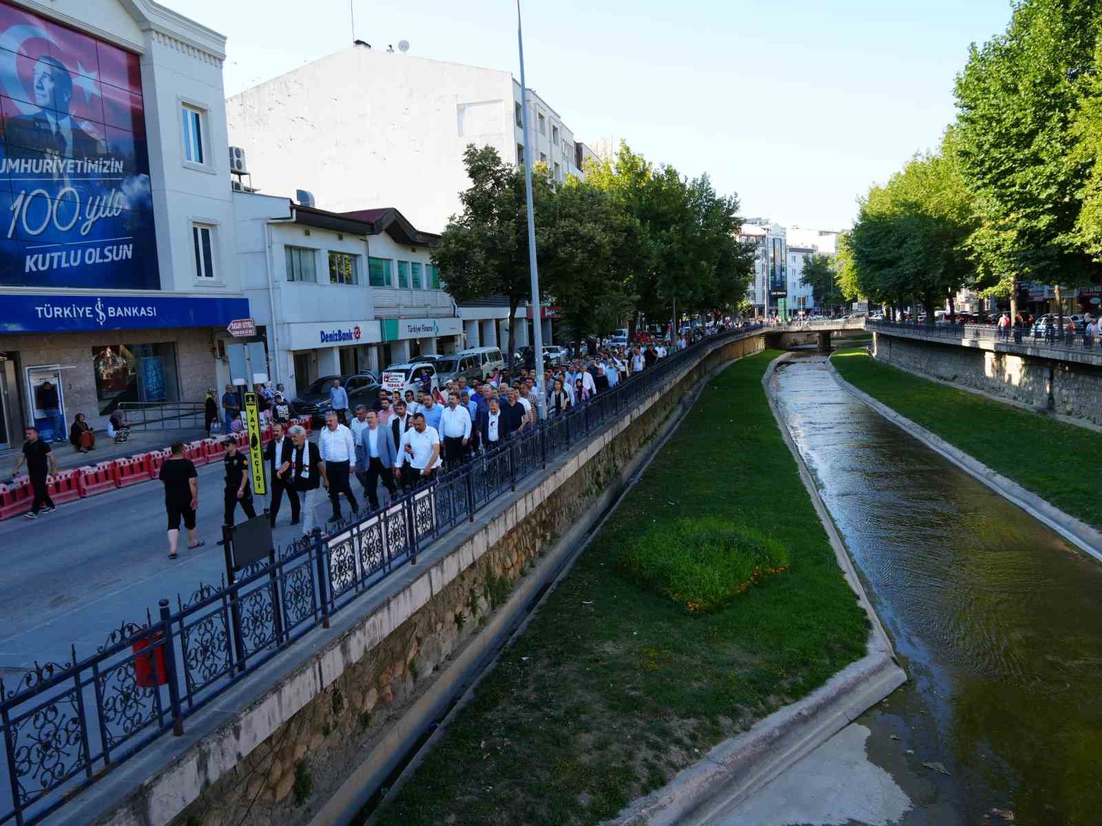 Kastamonu’da Filistin’e destek yürüyüşü gerçekleştirildi
