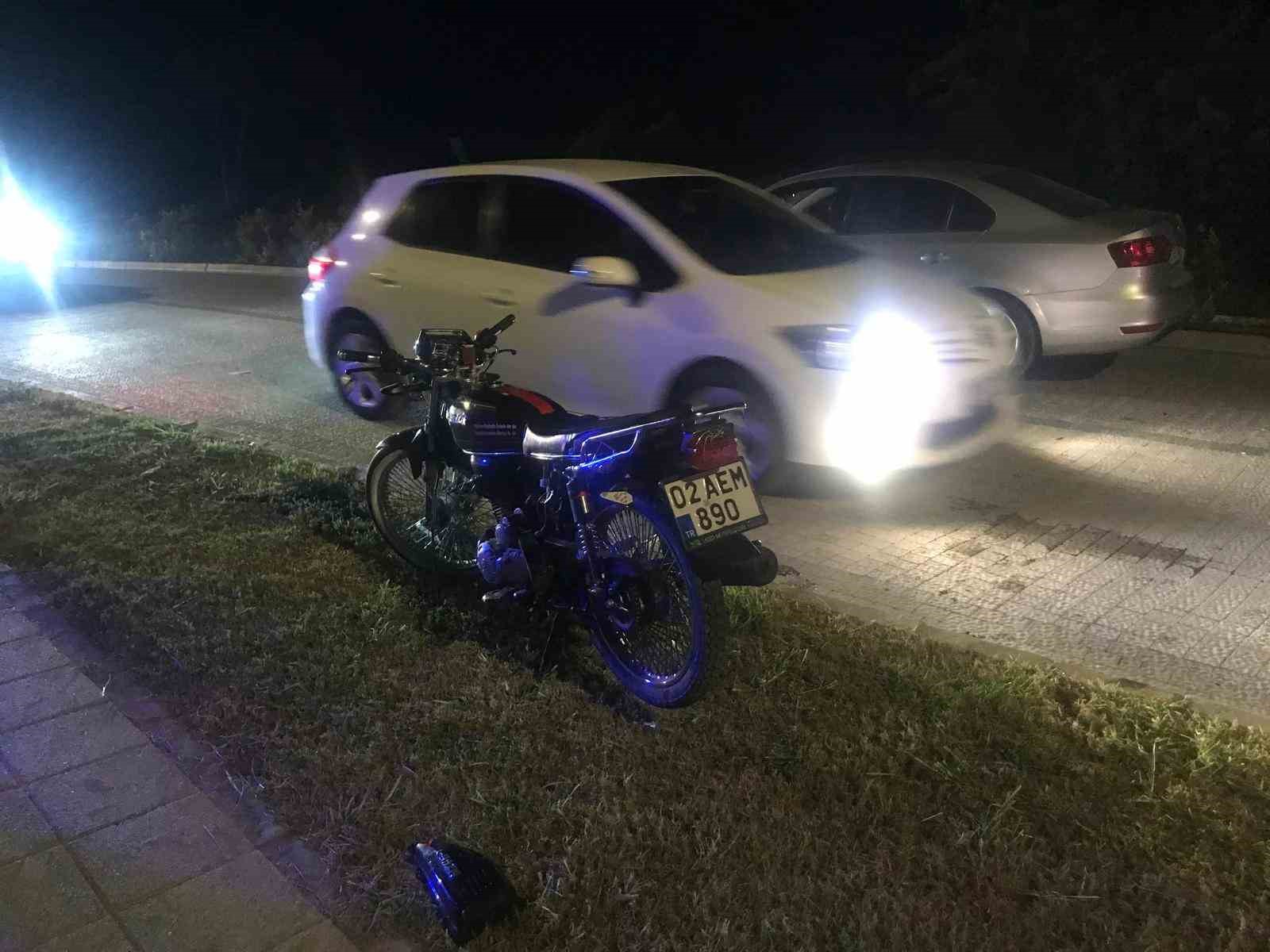 Manavgat’ta motosiklet kazası: 1 yaralı
