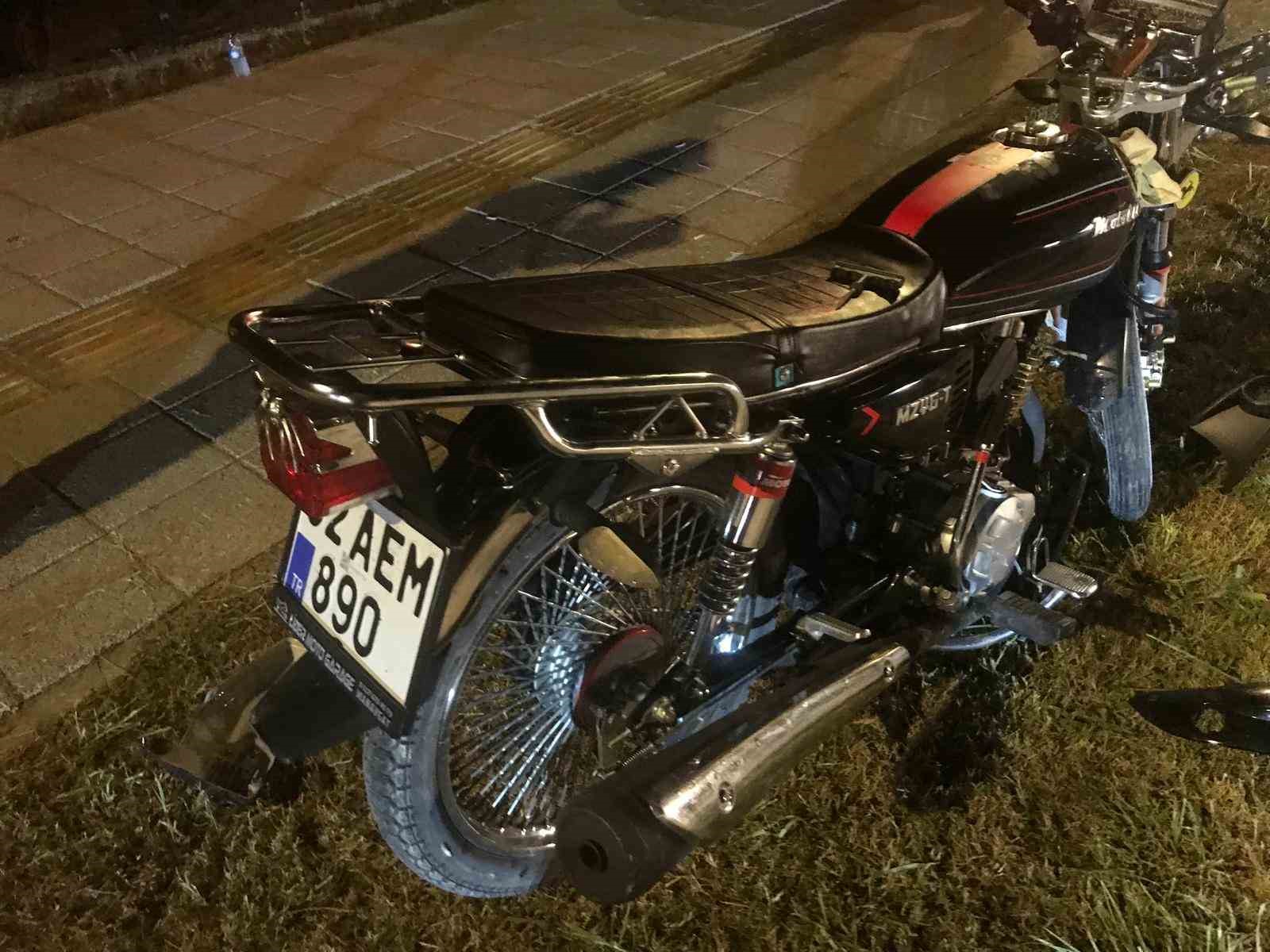 Manavgat’ta motosiklet kazası: 1 yaralı
