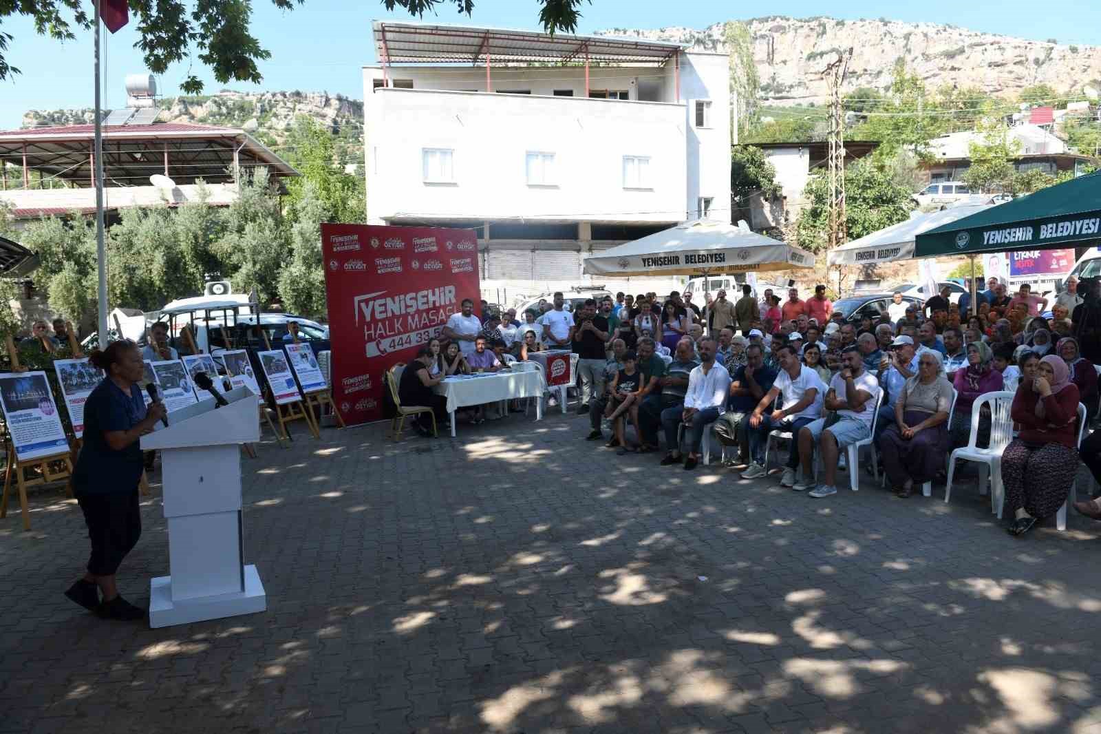 Yenişehir Belediyesinin mahalle toplantıları başladı
