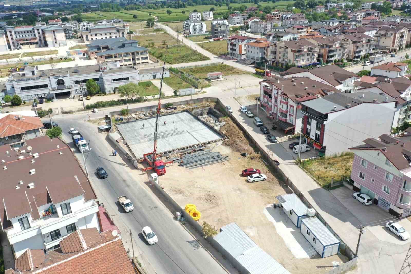 Kartepe itfaiye müfreze binasında temel atıldı
