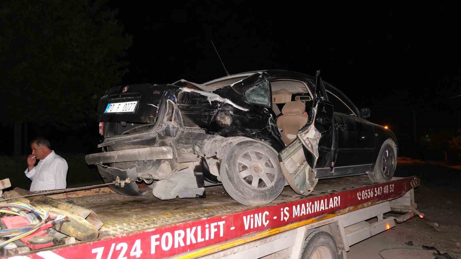 Karaman’da otomobiller çarpıştı: 5 yaralı
