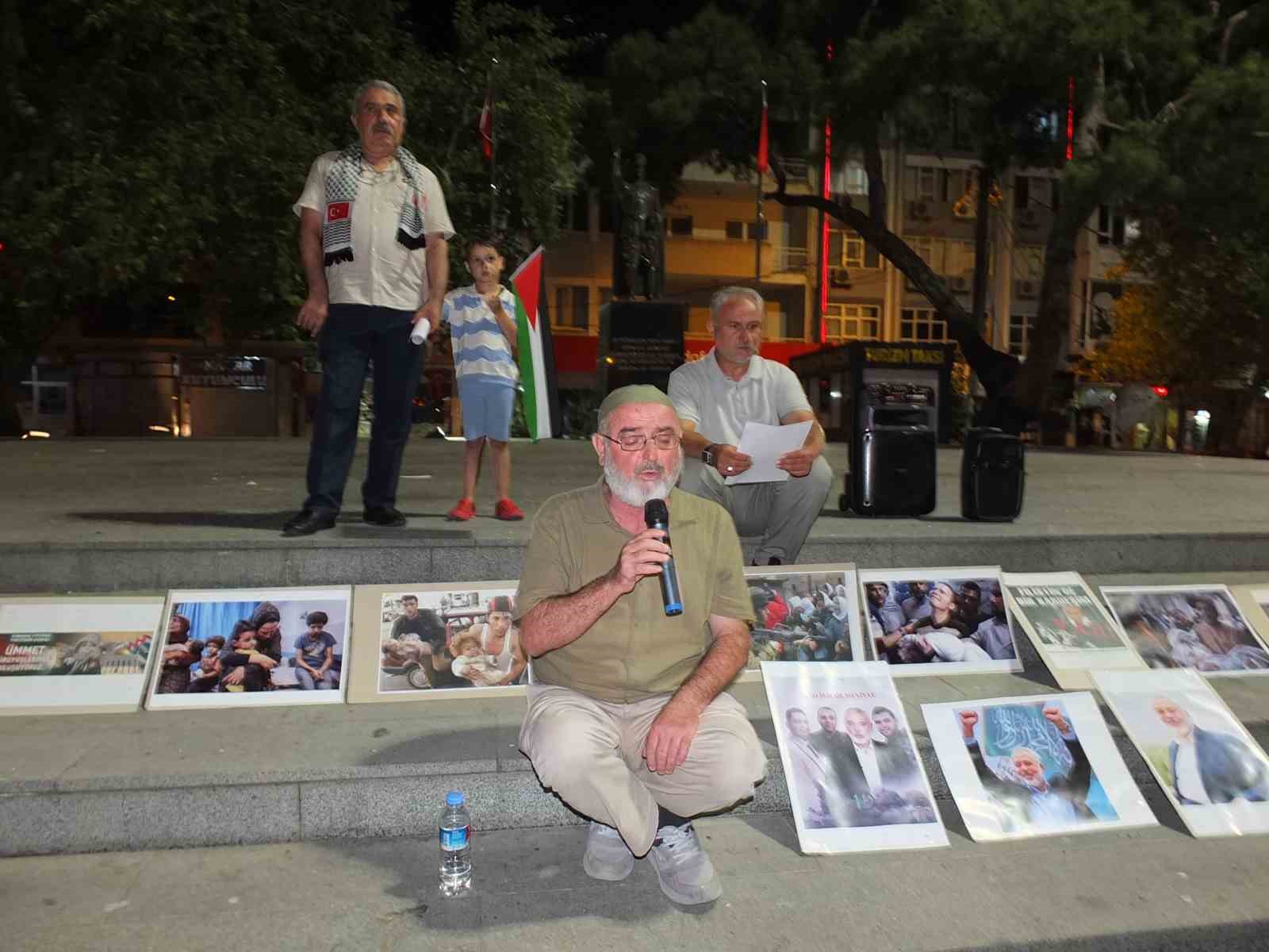 Balıkesir’de Filistin’e destek mitingi düzenlendi
