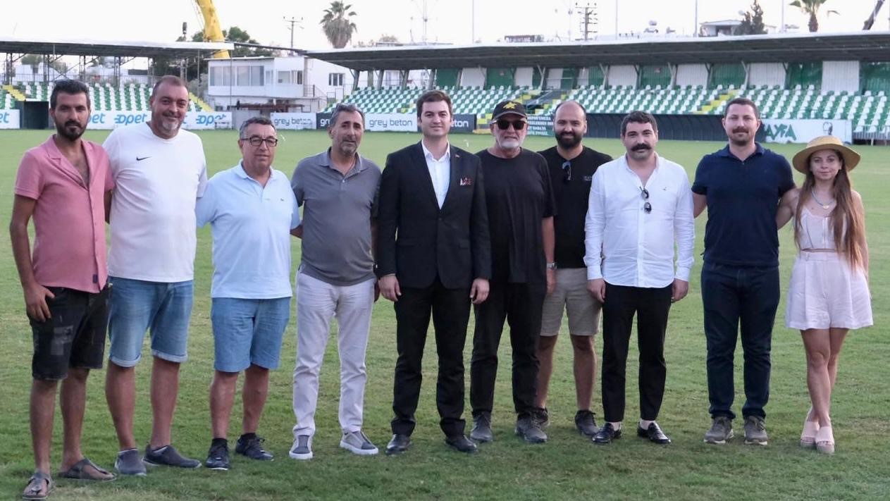 Bodrum FK stadyumundaki son gelişmeleri yerinde inceledi
