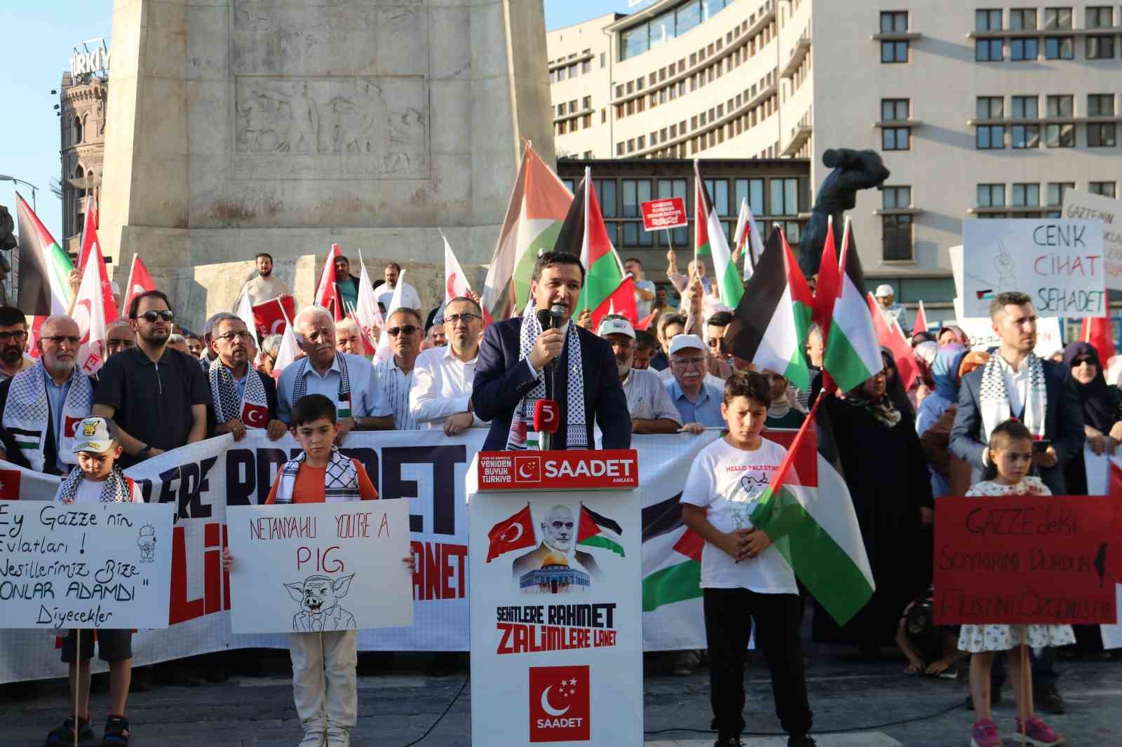 Arıkan; ’Şehitlere Rahmet Zalimlere Lanet’ etkinliğine katıldı
