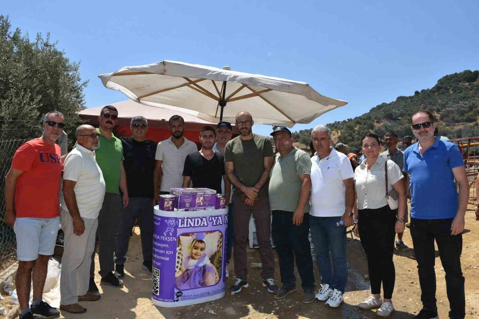 Germencik’te boğalar SMA’lı Linda bebek için güreşti
