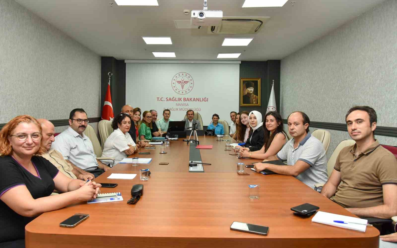 Manisa’daki sağlık çalışmaları ele alındı
