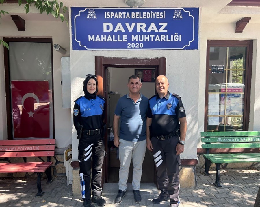 Isparta’da toplum destekli polis ekipleri bin 227 vatandaşı bilgilendirdi
