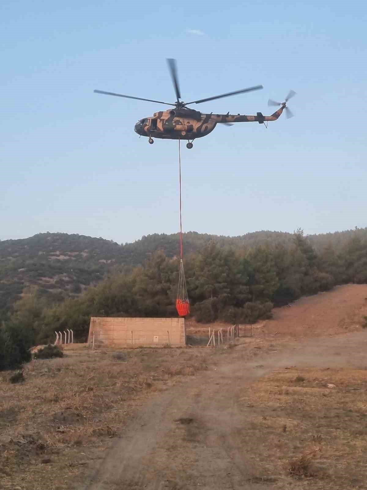 Nazilli’deki orman yangınında 3 hektar alan zarar gördü
