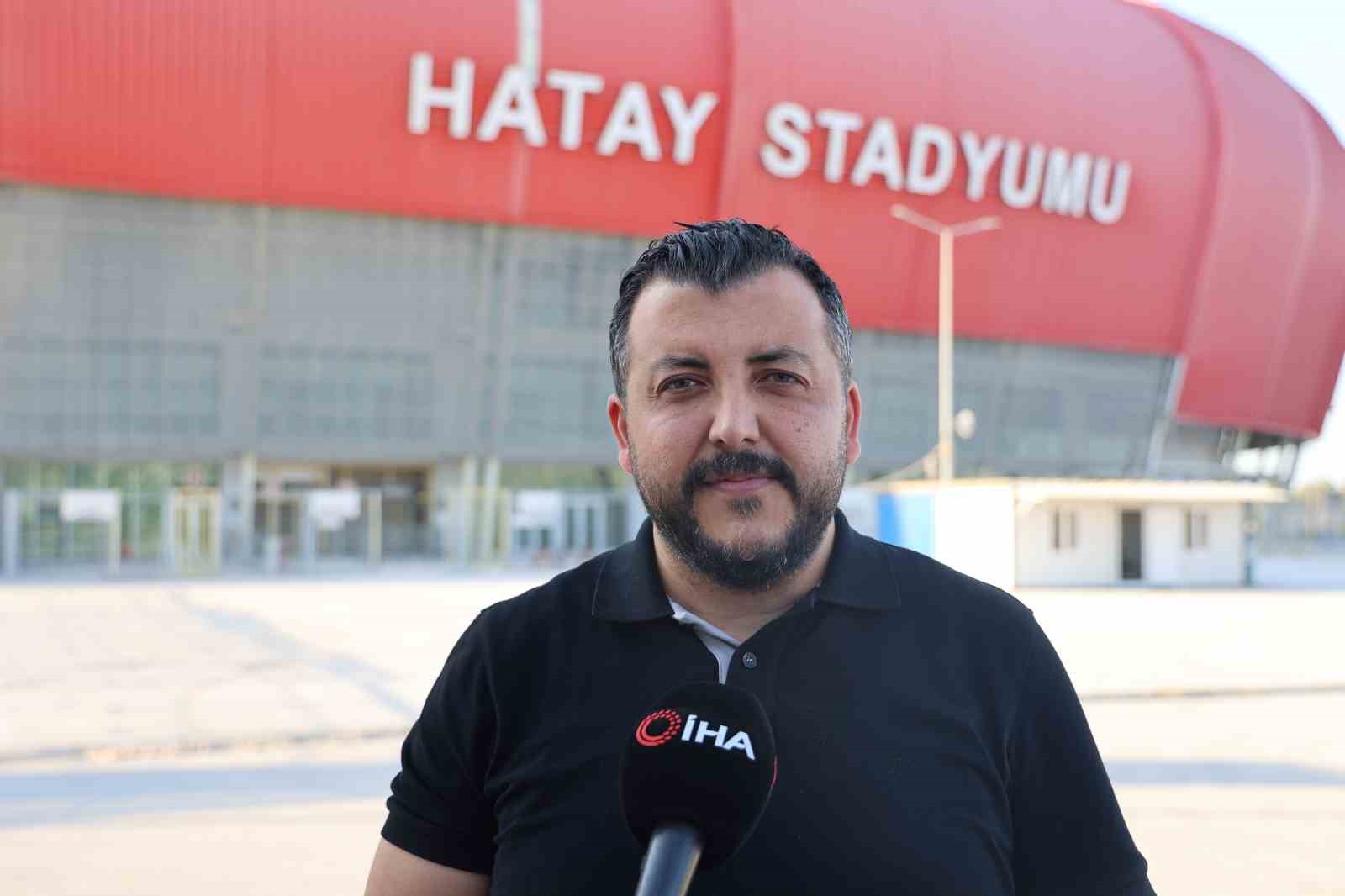 Hatay Stadyumu’nun önümüzdeki sezon yeniden Hatayspor’a ev sahipliği yapması planlanıyor
