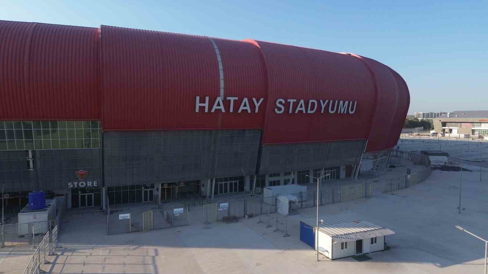 Hatay Stadyumu’nun önümüzdeki sezon yeniden Hatayspor’a ev sahipliği yapması planlanıyor
