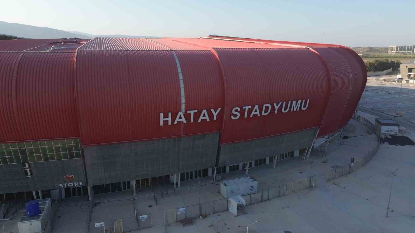 Hatay Stadyumu’nun önümüzdeki sezon yeniden Hatayspor’a ev sahipliği yapması planlanıyor
