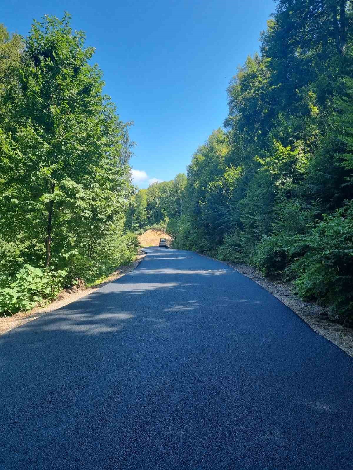 Zonguldak’ta köy yolu çalışmaları tamamlandı
