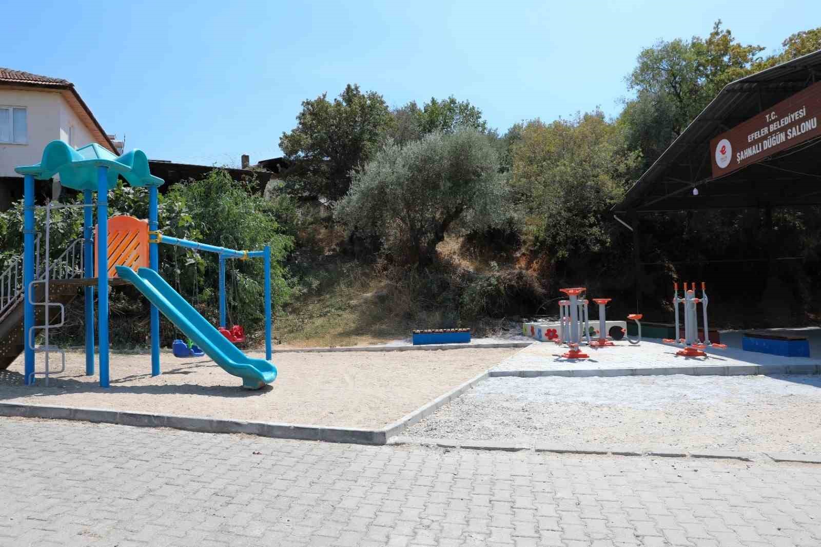 Efeler Belediyesi’nden Şahnalı’ya yeni park
