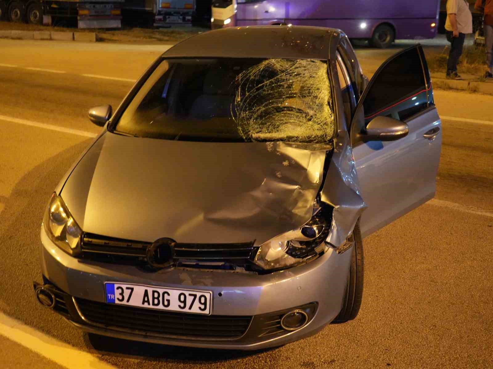 Kastamonu’da yolun karşısına geçerken otomobilin çarptığı yaya öldü
