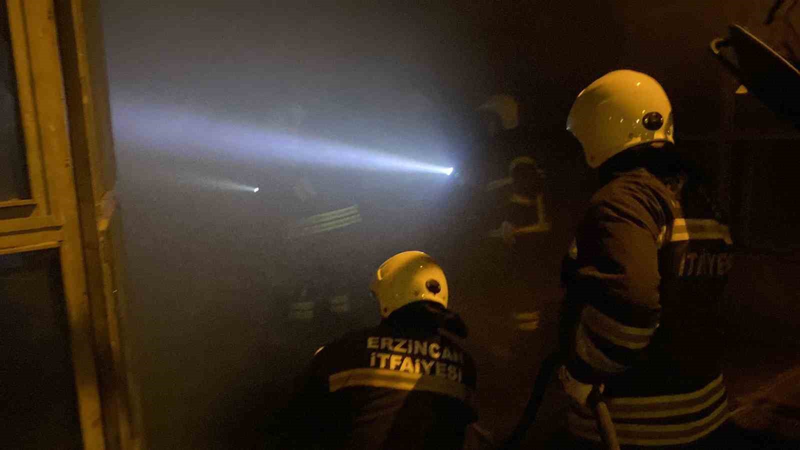 Sanayi Sitesinde işyerinde yangın
