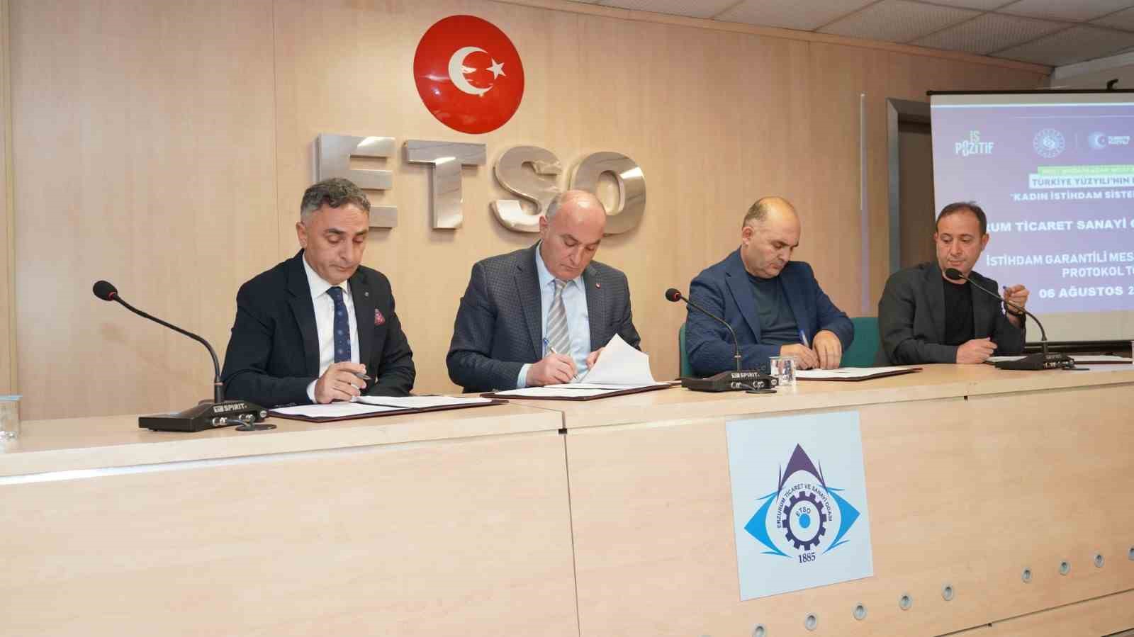 ETSO ve İŞKUR’dan istihdam garantili meslek protokolü
