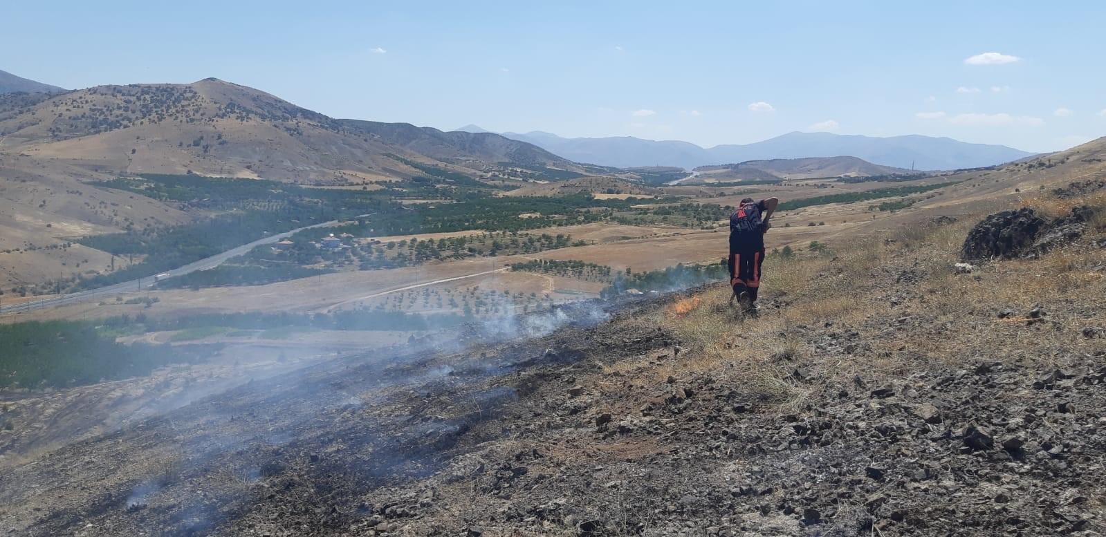 Malatya’da, korkutan yangınlar
