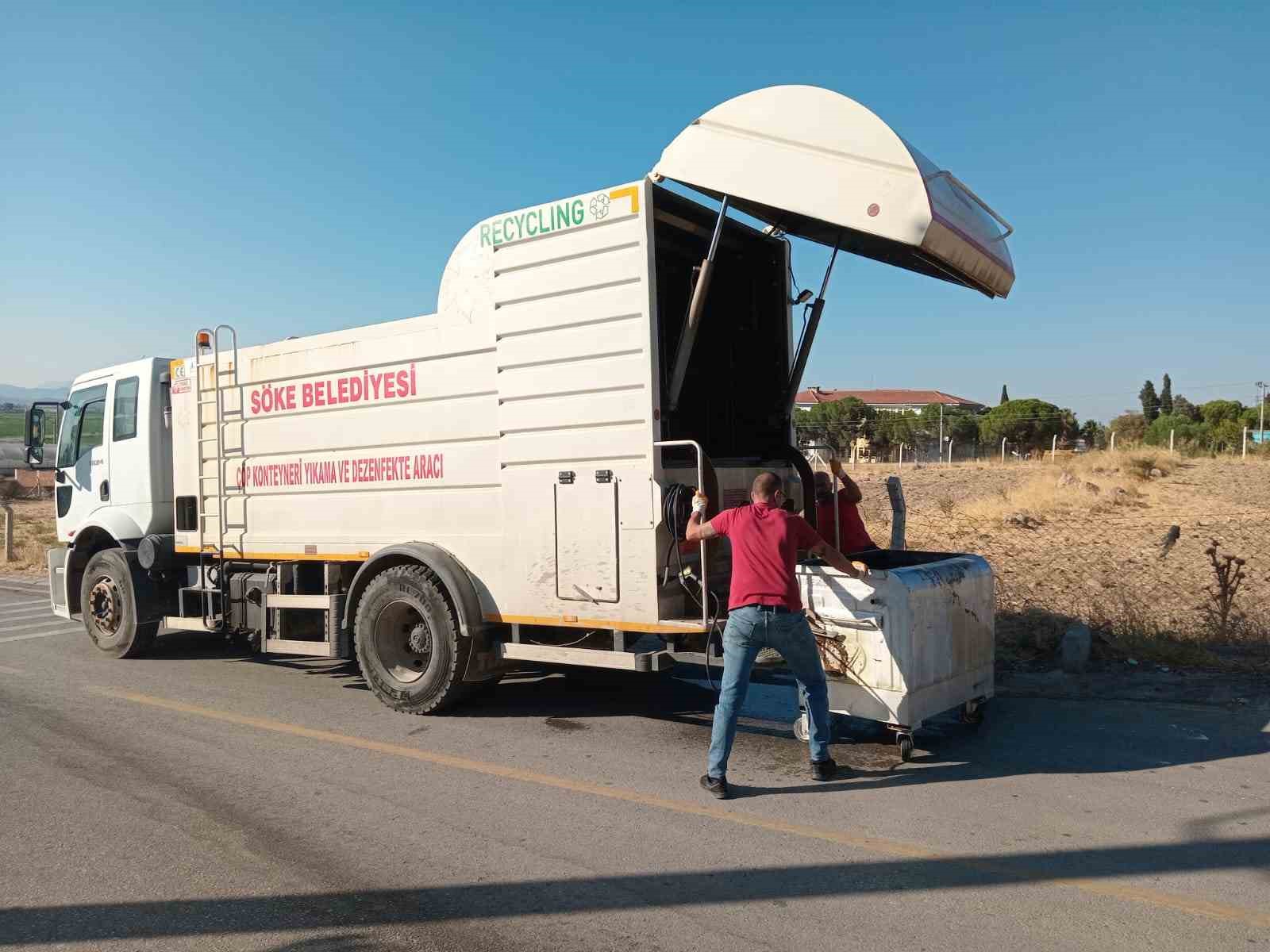 Söke Belediyesi temiz çevre için çalışmalarını sürdürüyor
