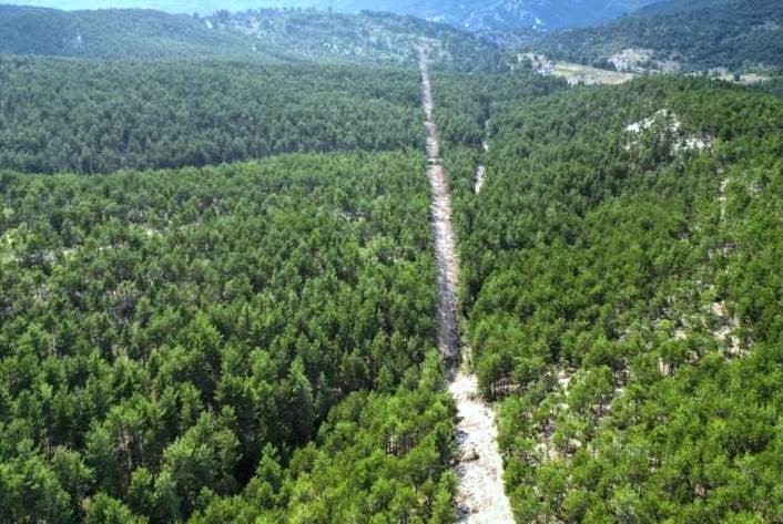 Kütahya’da orman yangınları ile mücadele çalışmaları
