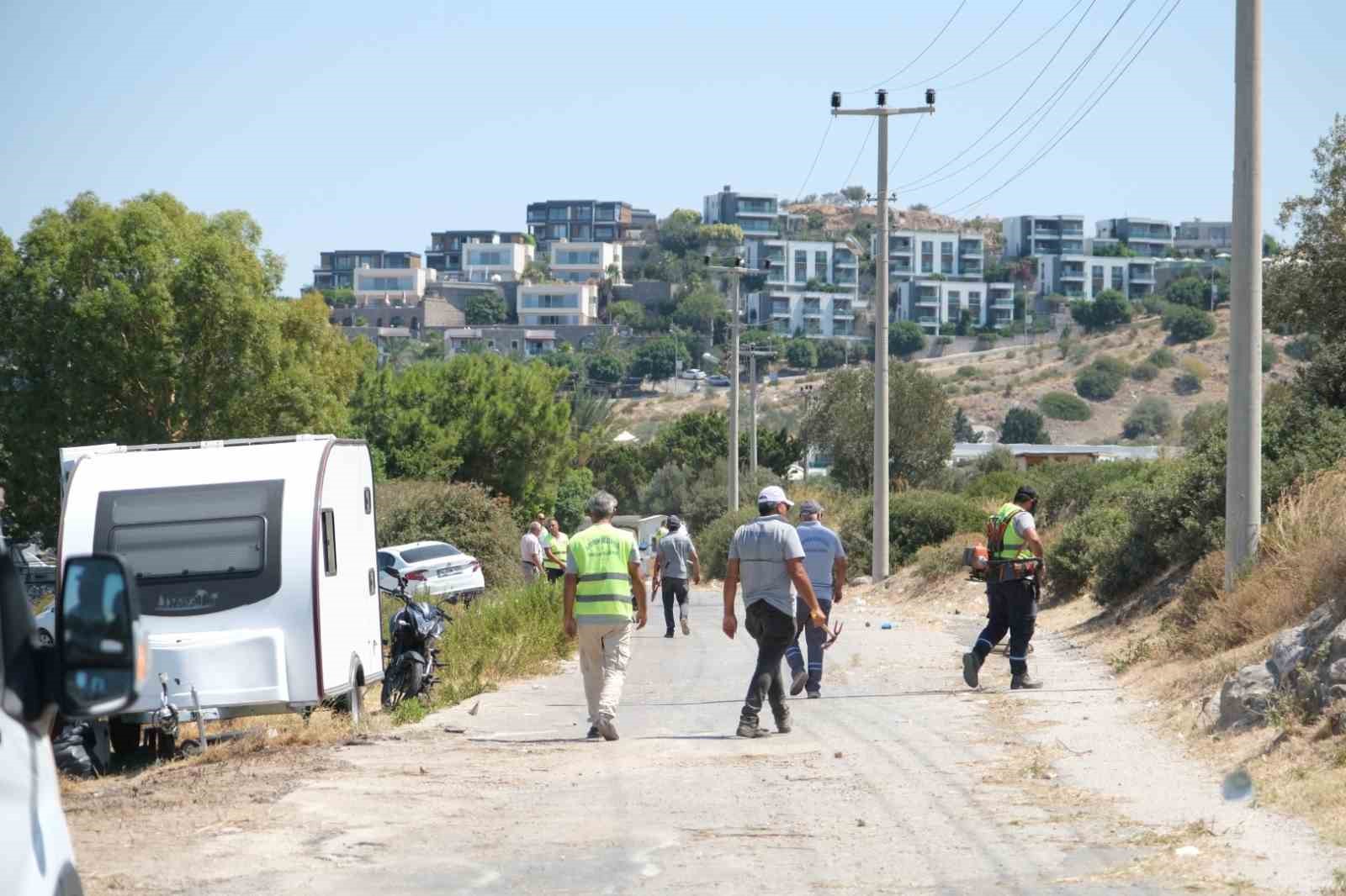 Bodrum’da temizlik seferberliği sürüyor
