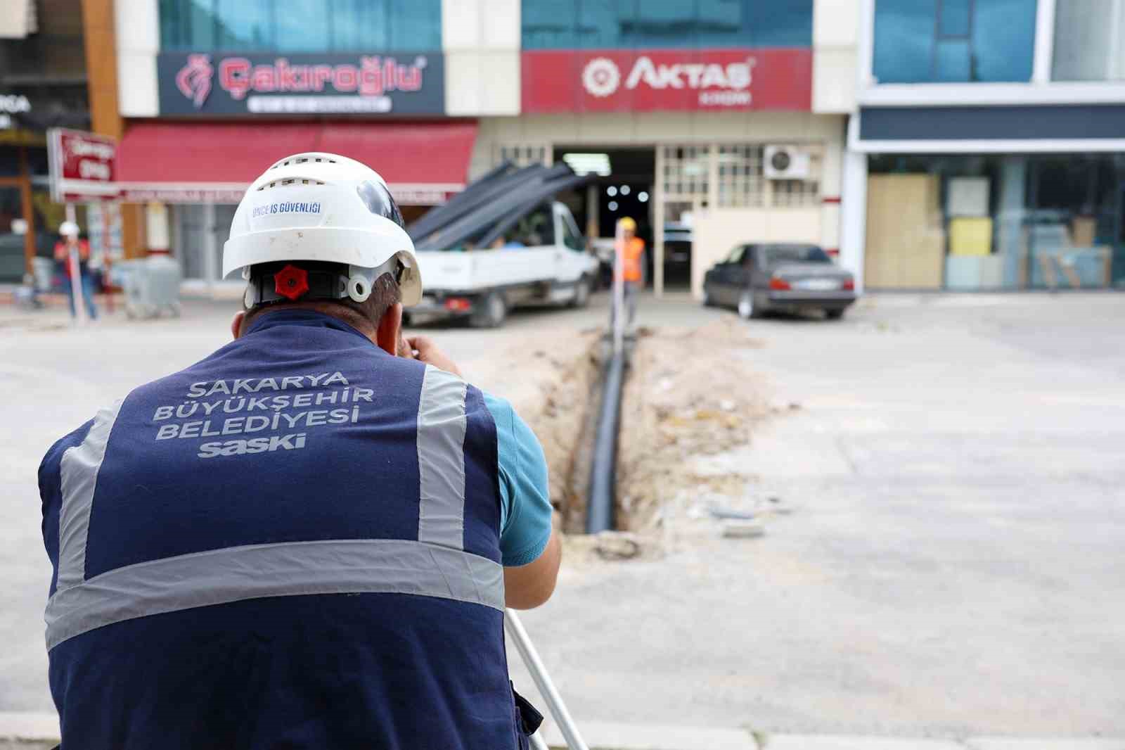 Sakarya Büyükşehir o caddeyi baştan aşağı yeniliyor
