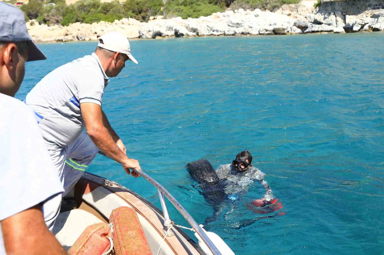 Son etap, Yalıçiftlik Koyu’nda yapıldı
