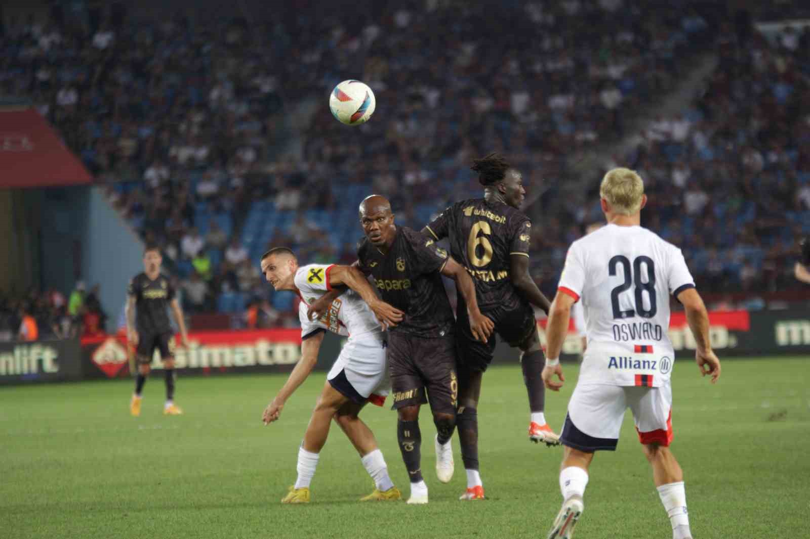 UEFA Avrupa Ligi 3. Eleme Turu: Trabzonspor: 0 - Rapid Wien: 1 (Maç sonucu)
