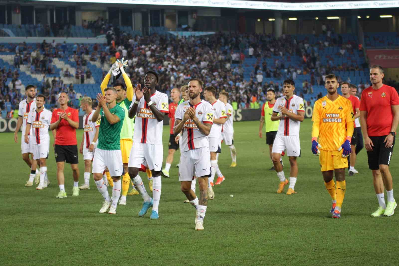 UEFA Avrupa Ligi 3. Eleme Turu: Trabzonspor: 0 - Rapid Wien: 1 (Maç sonucu)
