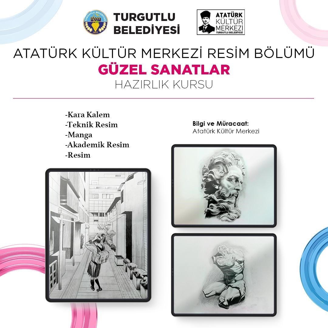 Turgutlu Belediyesinden güzel sanatlara hazırlık kursu
